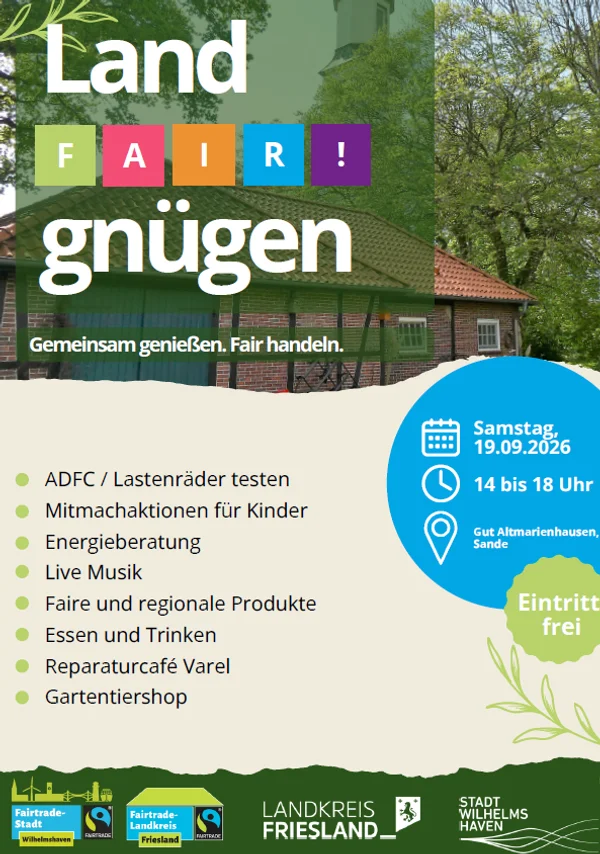 LandFAIRgnügen auf dem Gut Altmarienhausen in Sande